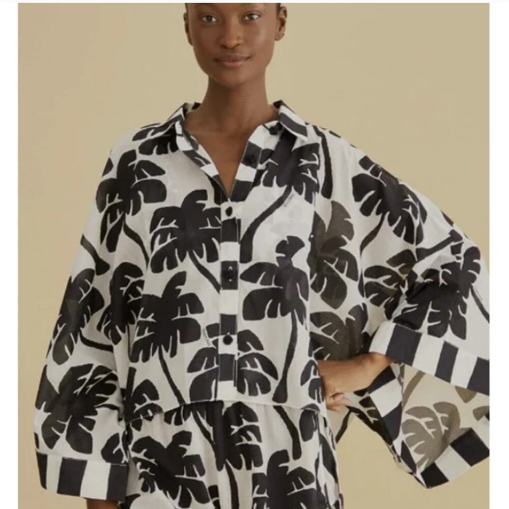 Farm Rio • Coconut Kimono Shirt - Picture 3 of 9